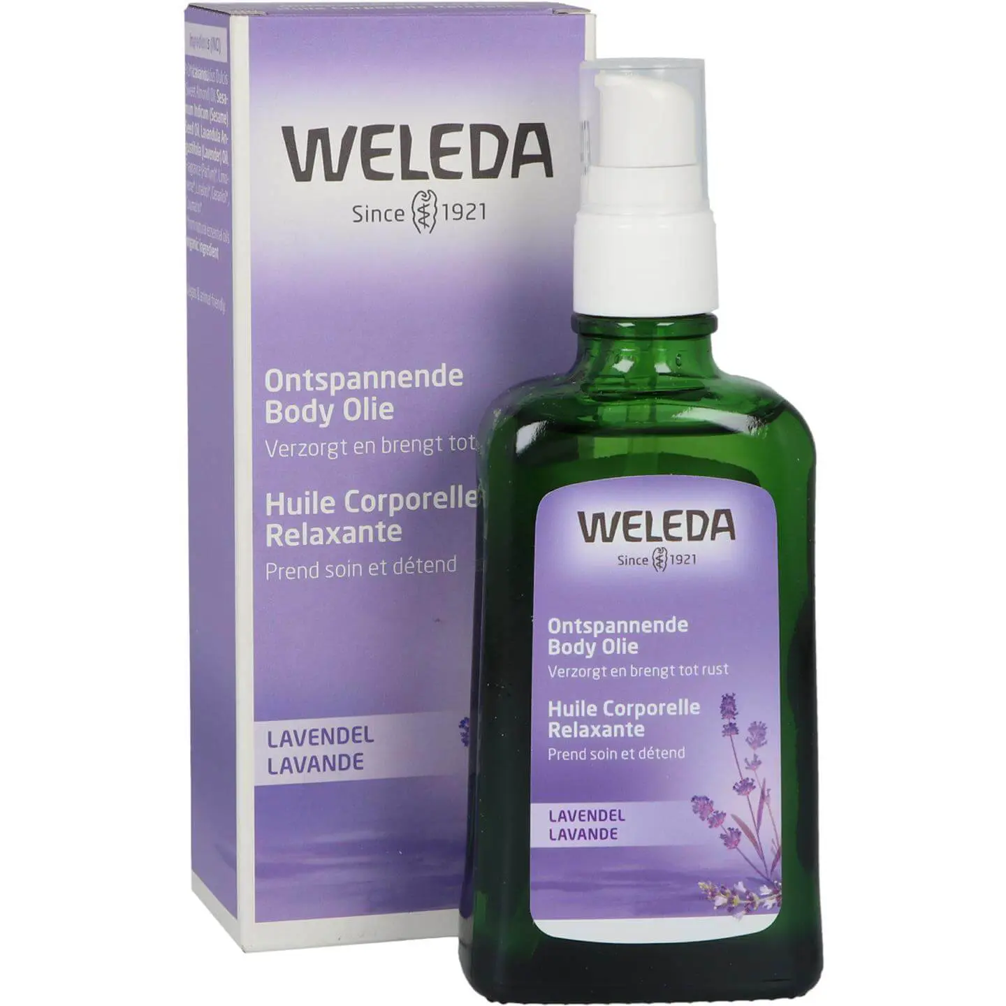 1392-L-1 WELEDA HUILE CORPORELLE RELAXANTE À LA LAVANDE 100 ML – Image 1