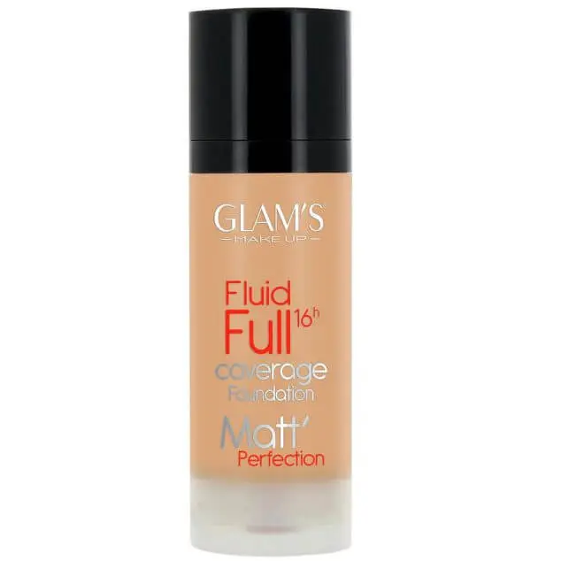 14613-634x634 GLAM’S FLUID FULL 16H COVERAGE FOUDATION MATT FONT DE TEINT 220A LIGHT BEIGE – Image 1