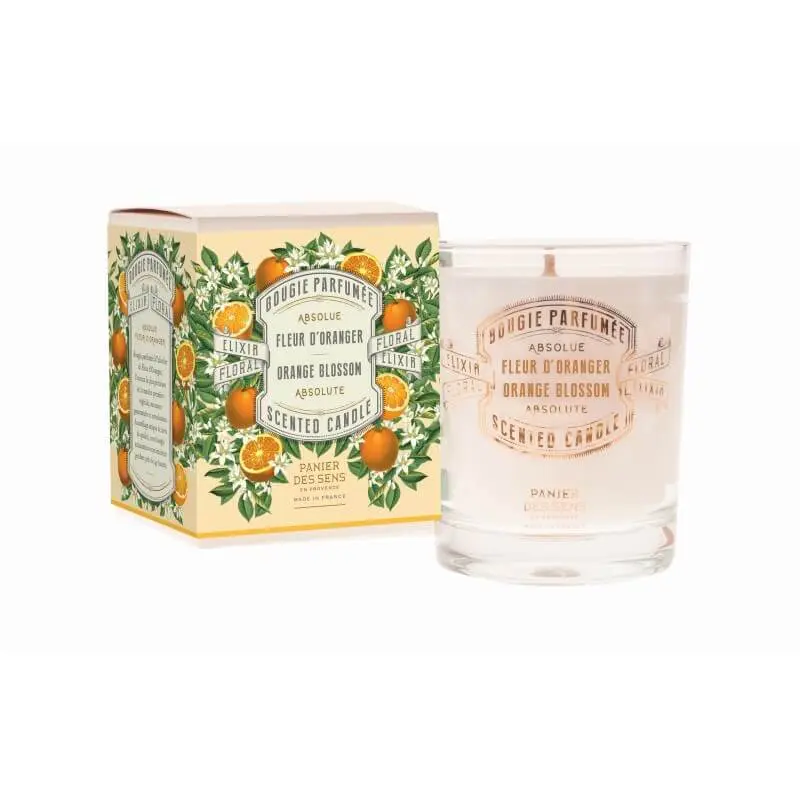 PANIER DES SENS BOUGIE PARFUMEE FLEUR D’ORANGER 180G