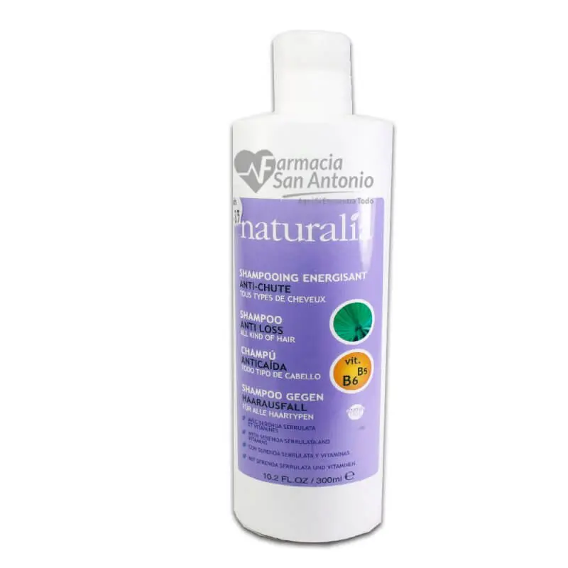 30734 NATURALIA Shampoing Énergisant Anti-chute 300ML – Image 1