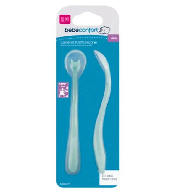 3220660285167 BEBECONFORT 2 CUILLERES SILICONE DOUCES – Image 1