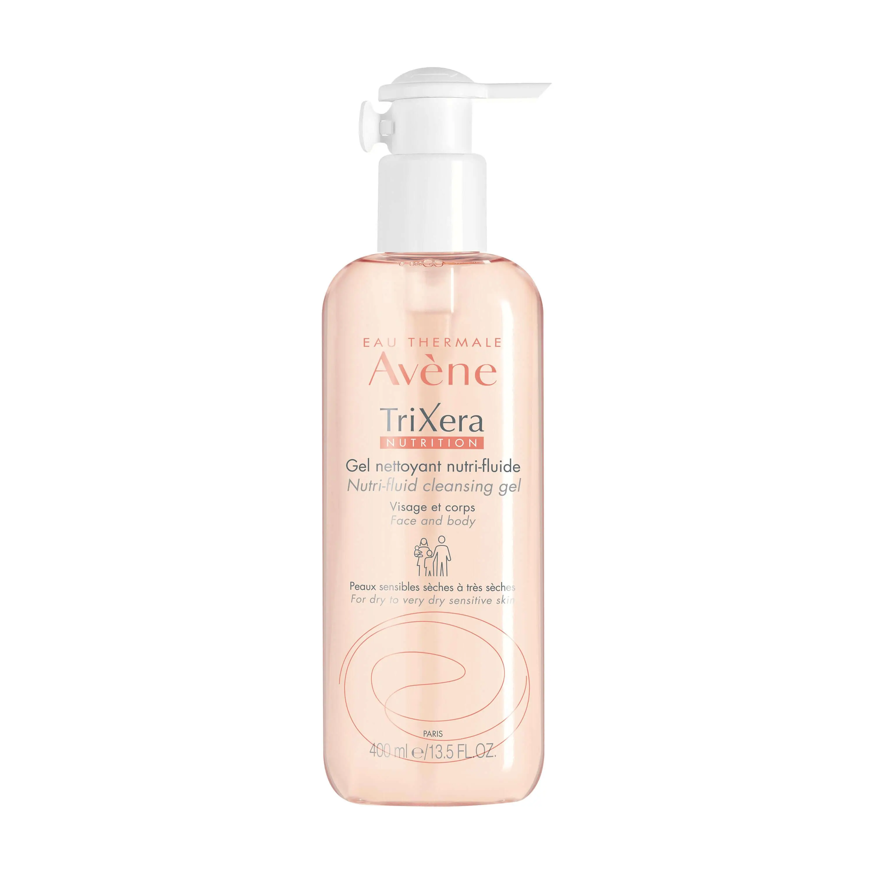 3282770074710–0573799978547331712 AVÈNE TRIXERA NUTRI NETTOYANT 400ML – Image 1