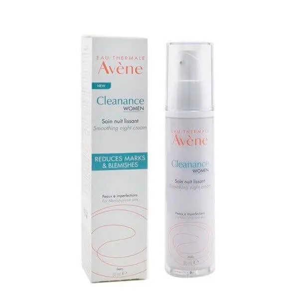 AVENE CLEANANCE WOMEN Soin Nuit Lissant 30ml - Peaux Mixtes à Imperfections