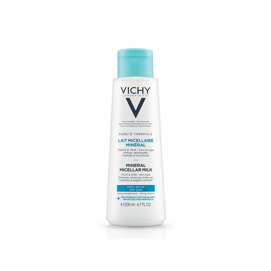 3337875675024 VICHY PURETÉ THERMALE LAIT MICELLAIRE PEAU SECHE 200ML – Image 1
