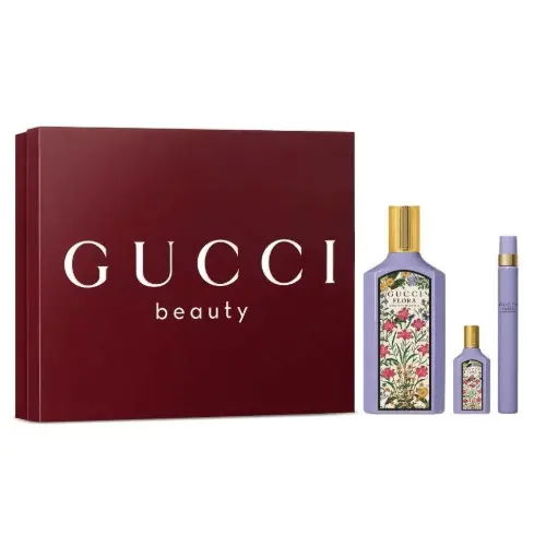 3616305632319 Gucci Flora Gorgeous Magnolia Edp 100 Ml + Edp 10 Ml + Edp 5 Ml – Image 1