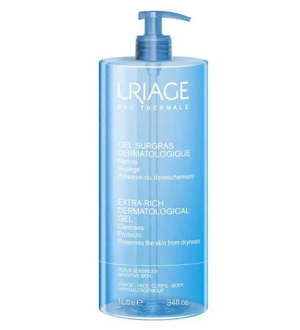 3661434002960 URIAGE EAU THERMALE gel surgras liquide dermatologique | 1L – Image 1