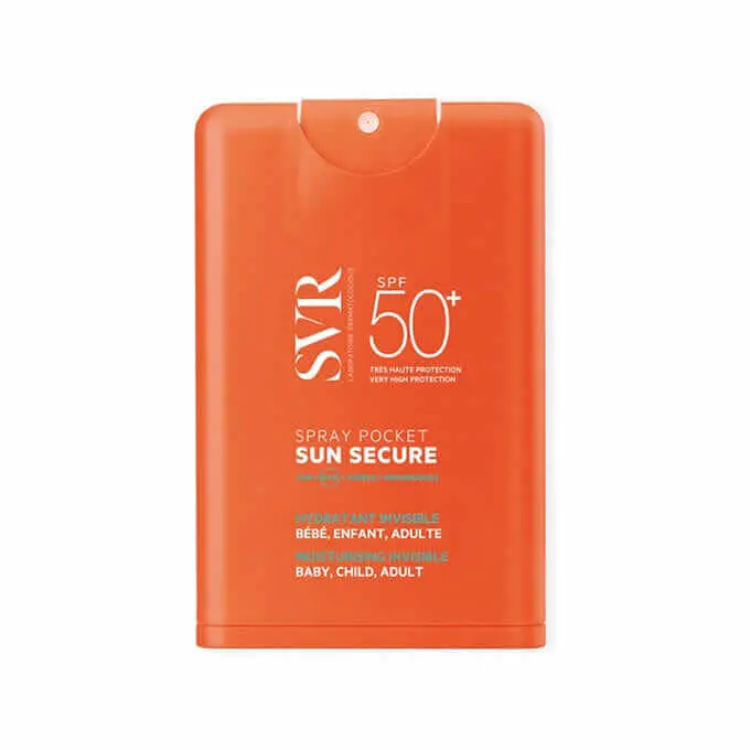 3662361002566 SVR SUN SECURE HYDRATANT INVISIBLE SPF 50+ SPRAY POCKET 20 ML – Image 1