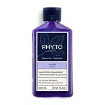 PHYTOSOLBA PHYTO VIOLET Shampooing Déjaunissant 250ml - Cheveux Blonds Décolorés, Gris, Blancs