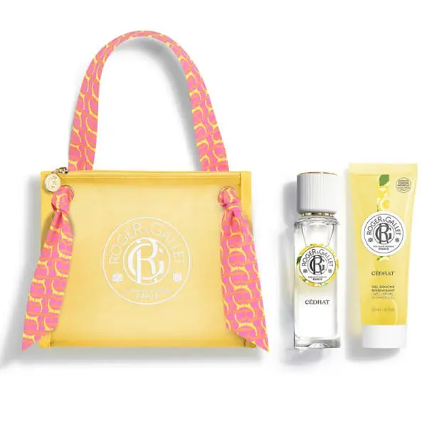 3701436925567 ROGER & GALLET TROUSSE CÉDRAT EAU PARFUMÉE (30ml) + GEL DOUCHE (50ml) – Image 1