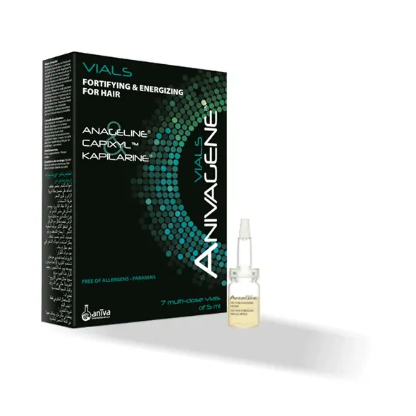 ANIVAGENE Ampoules Fortifiantes & Energisantes Cheveux 7X5ML
