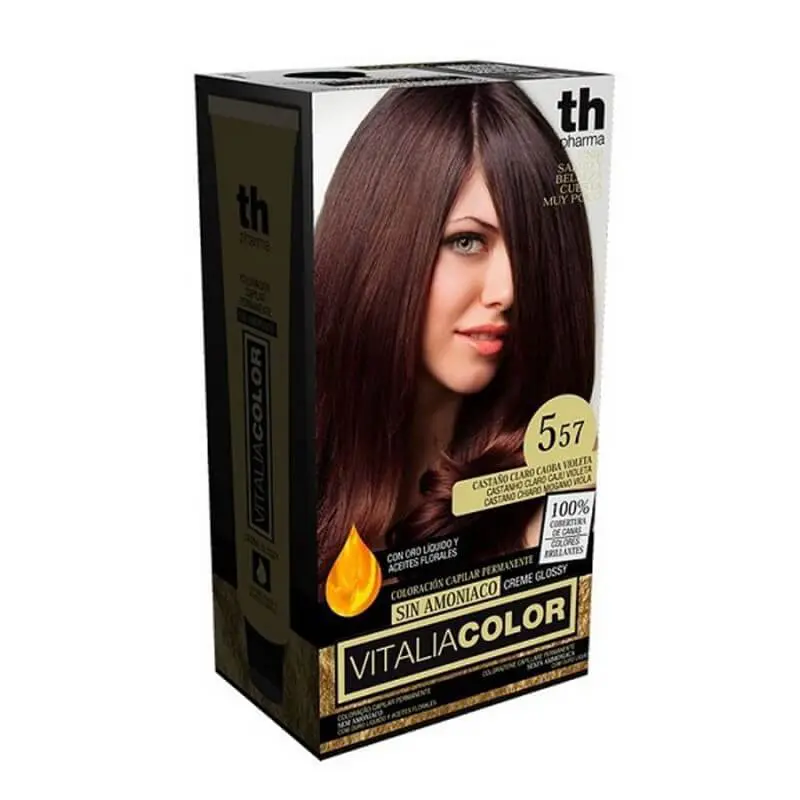 5.57 TH PHARMA V-COLOR N5.57 CHATIN CLAIR ACAJOU VIOLET – Image 1
