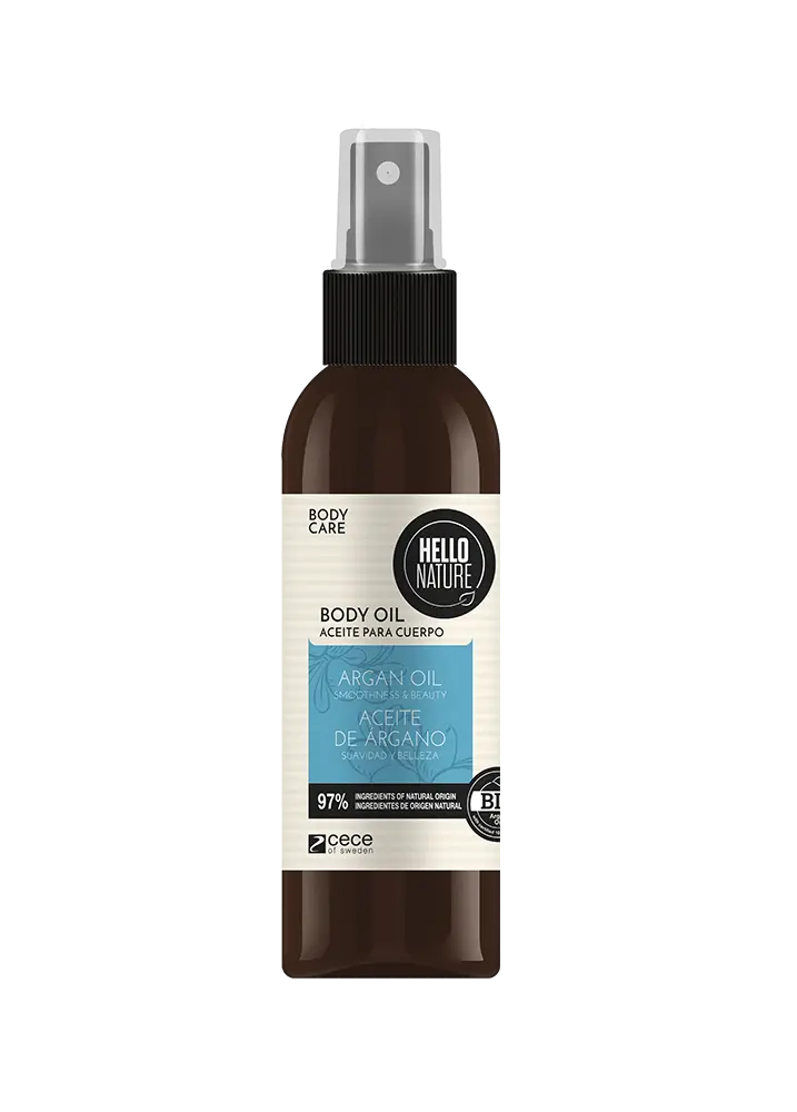 5907506515432 Hello Nature Huile d'Argan pour le Corps 130ml – Image 1