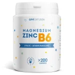 GPH Diffusion Magnésium + Zinc + B6-200 Comprimés - Vitalité - Détente musculaire - GPH Diffusion