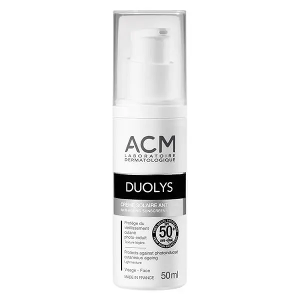 6434509-1-3760095251578-acm-duolys-50ml ACM DUOLYS ECRAN SOLAIRE ANTI AGE SPF 50+ 50ML – Image 1