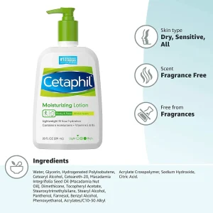 CETAPHIL LOTION HYDRATANTE 500 ML