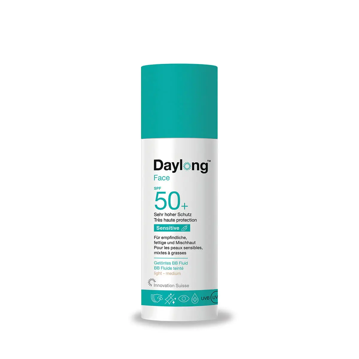 7612076600621 DAYLONG FACE SPF 50+ BB TEINTE LIGHT-MEDIUM 50ML – Image 1