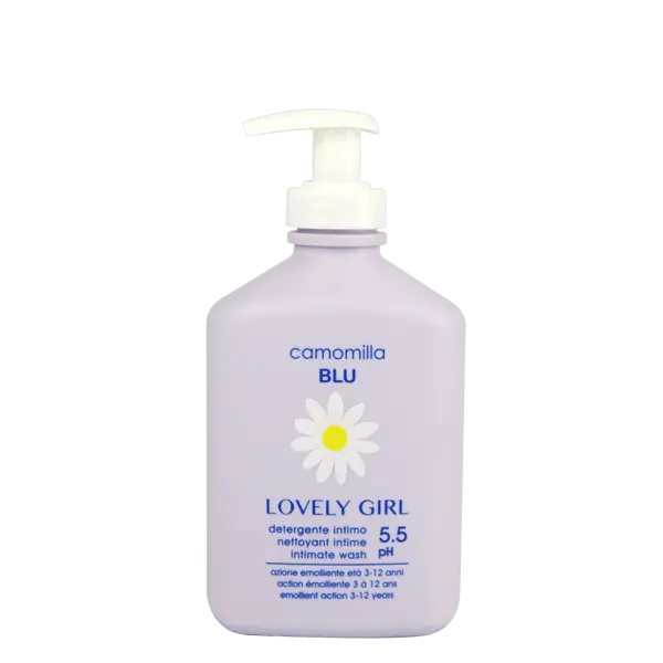 8052787970450 CAMOMILLA BLU LOVELY GIRL NETTOYANT INTIME 5.5 PH 300 ML – Image 1
