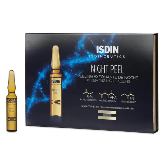 8429420136472 Isdin Isdinceutics Peeling Gommant Nuit 10 Ampoules – Image 1