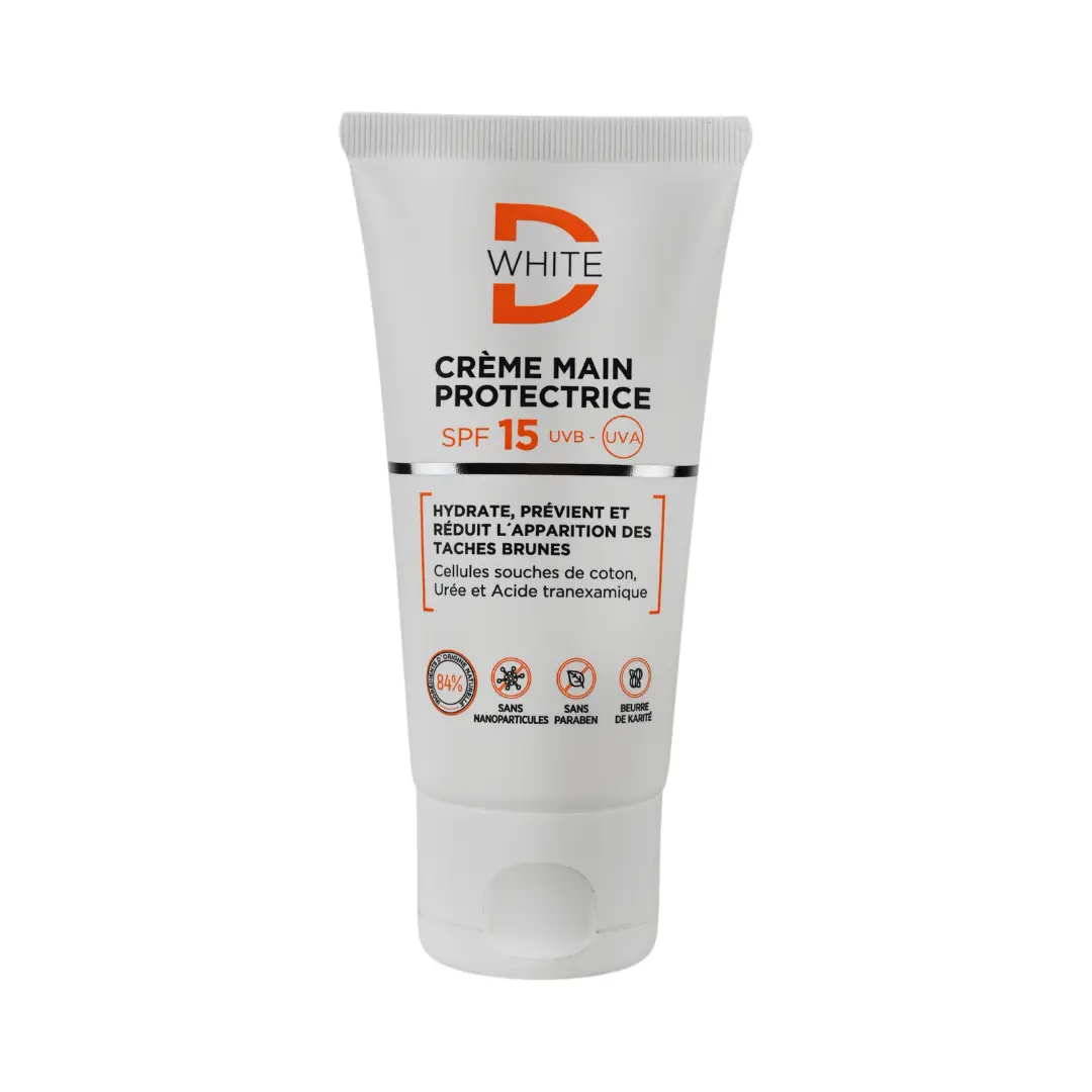 Ajouter-un-titre-1 D-WHITE CREME MAIN PROTECTRICE SPF15 50ML – Image 1