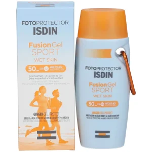 Crème solaire corps pour le sport SPF50 100ml FusionGel Sport Fotoprotector Isdin