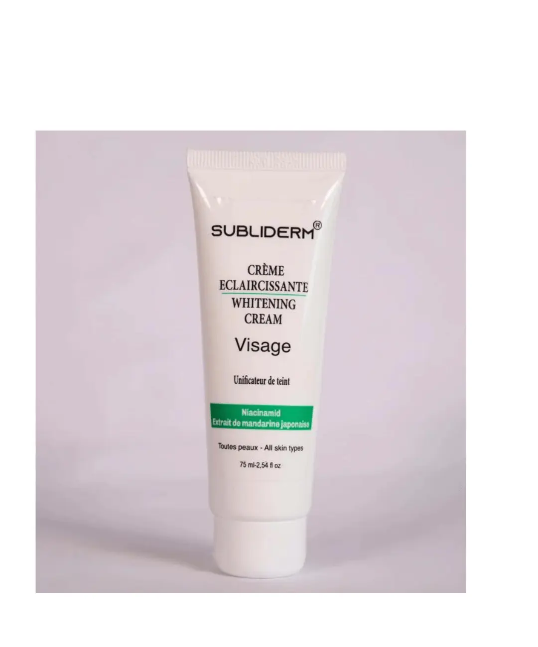 Design-sans-titre-2023-05-17T224958.007 (1) SUBLIDERM CREME ECLAIRCISSANT VISAGE 75ML – Image 1