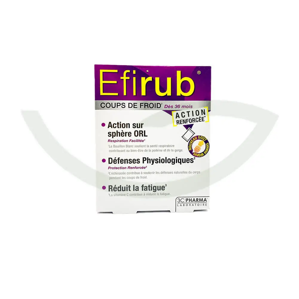 Efirub-coups-de-froid-8-Sachets-3C-Pharma-Immunite-Maroc-avant Efirub coups de froid – 8 Sachets – 3C Pharma – Image 1