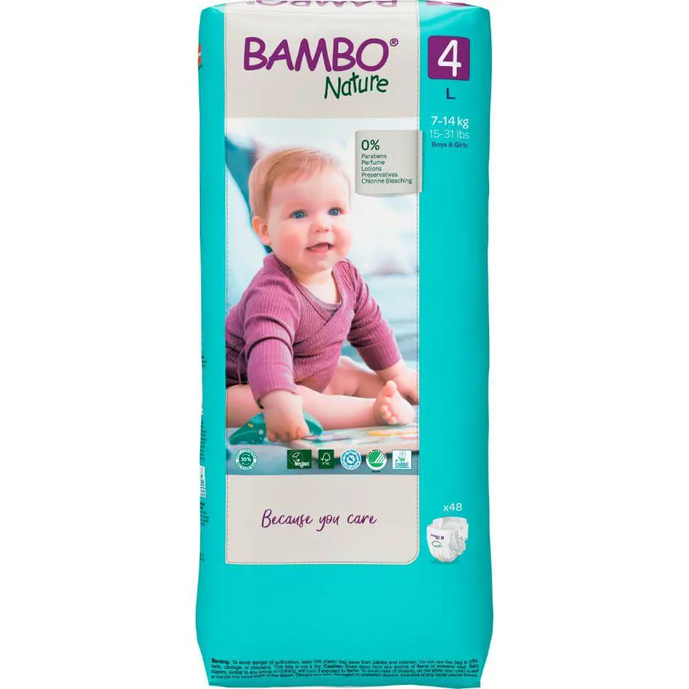 HGT-HGT-5703538245282-1 Bambo Nature Couch Maxi T4 (7-14kg) - 1 Paquet 48 – Image 1
