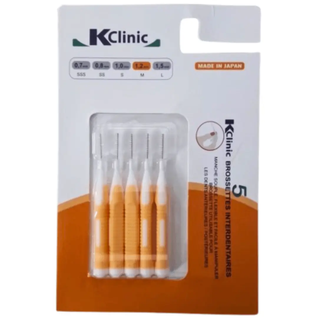 Kin-clinic-brossettes-interdentaire-1.2mm-10unites KClinic Brossettes interdentaire 1.2mm – Image 1