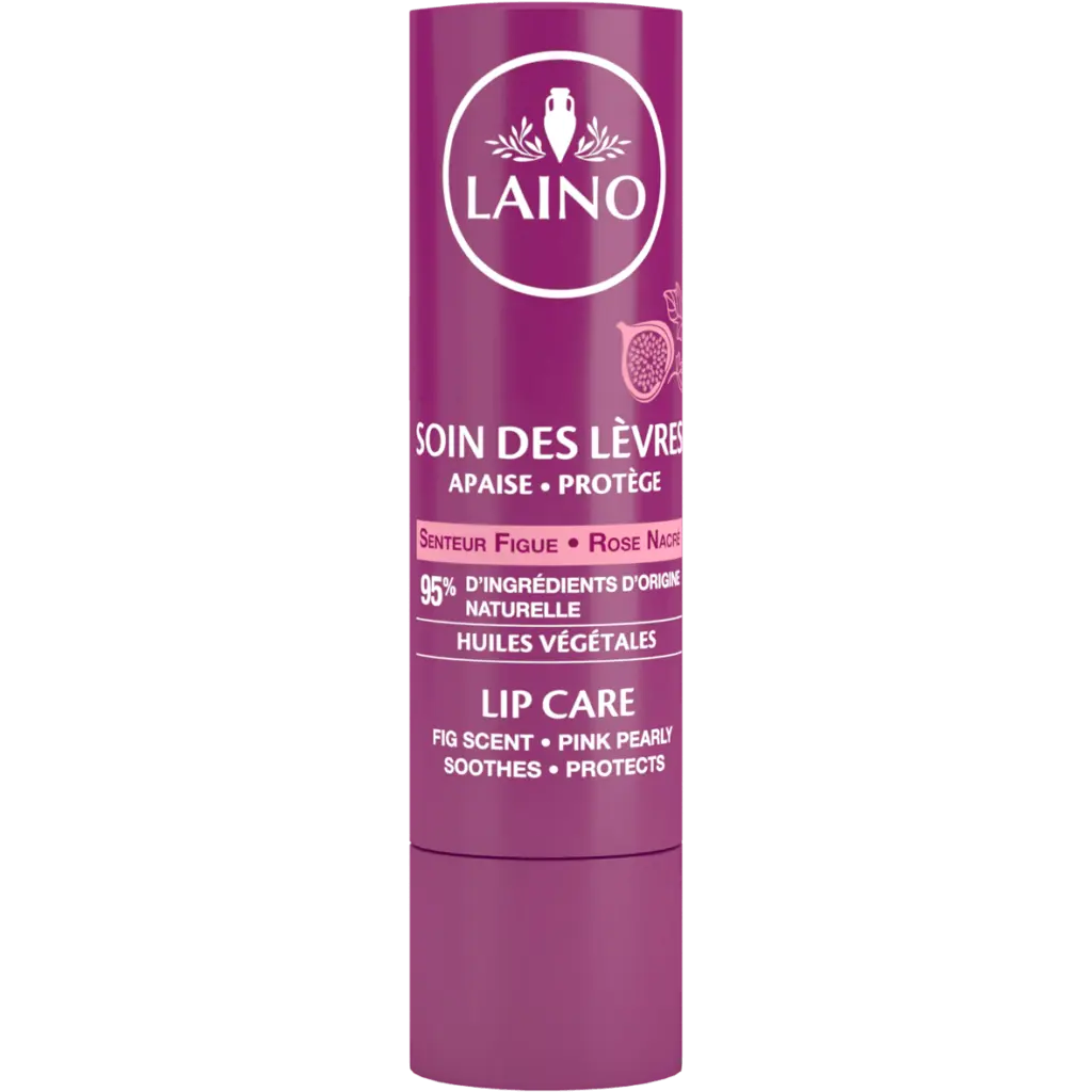 Laino Soin des Lèvres Figue Rose Nacrée Stick – 4 G