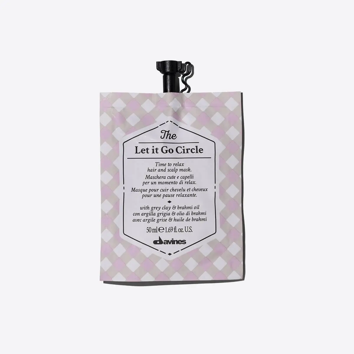 Let-It-Go-Circle-Mask-Packet DAVINES MASQUE RELAXANT 50ML – Image 1