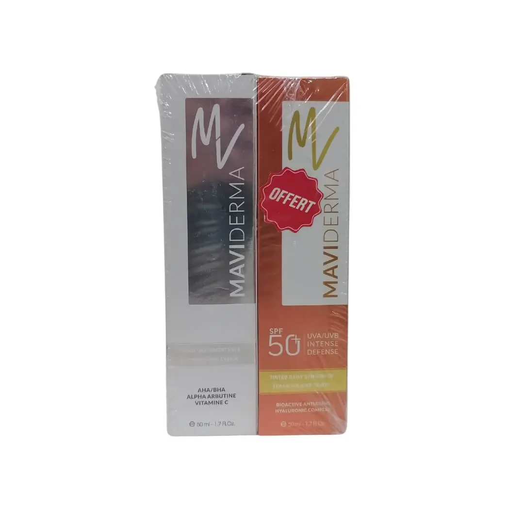 MAVIDERMA CREME DEPIGMENTANTE 50ML+ECRAN TEINTE 50ML PACK