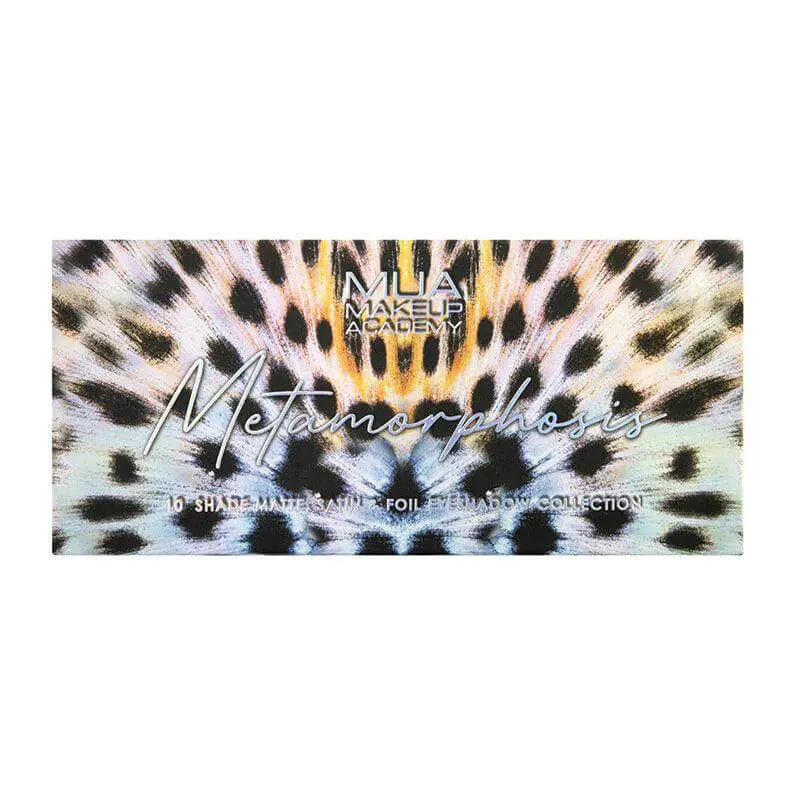 Metamorphosis-Eyeshadow-Palette-Front_1080x MUA MAKEUP METAMORPHOSIS 10SHADE MATTE .SATIN & FOIL EUESHADOW COLLECTION – Image 1