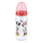 NUK Biberon Mickey rouge 6-18m 300ml