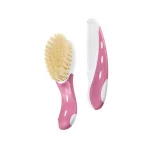 Nuk Brosse pour bébé avec peigne rose