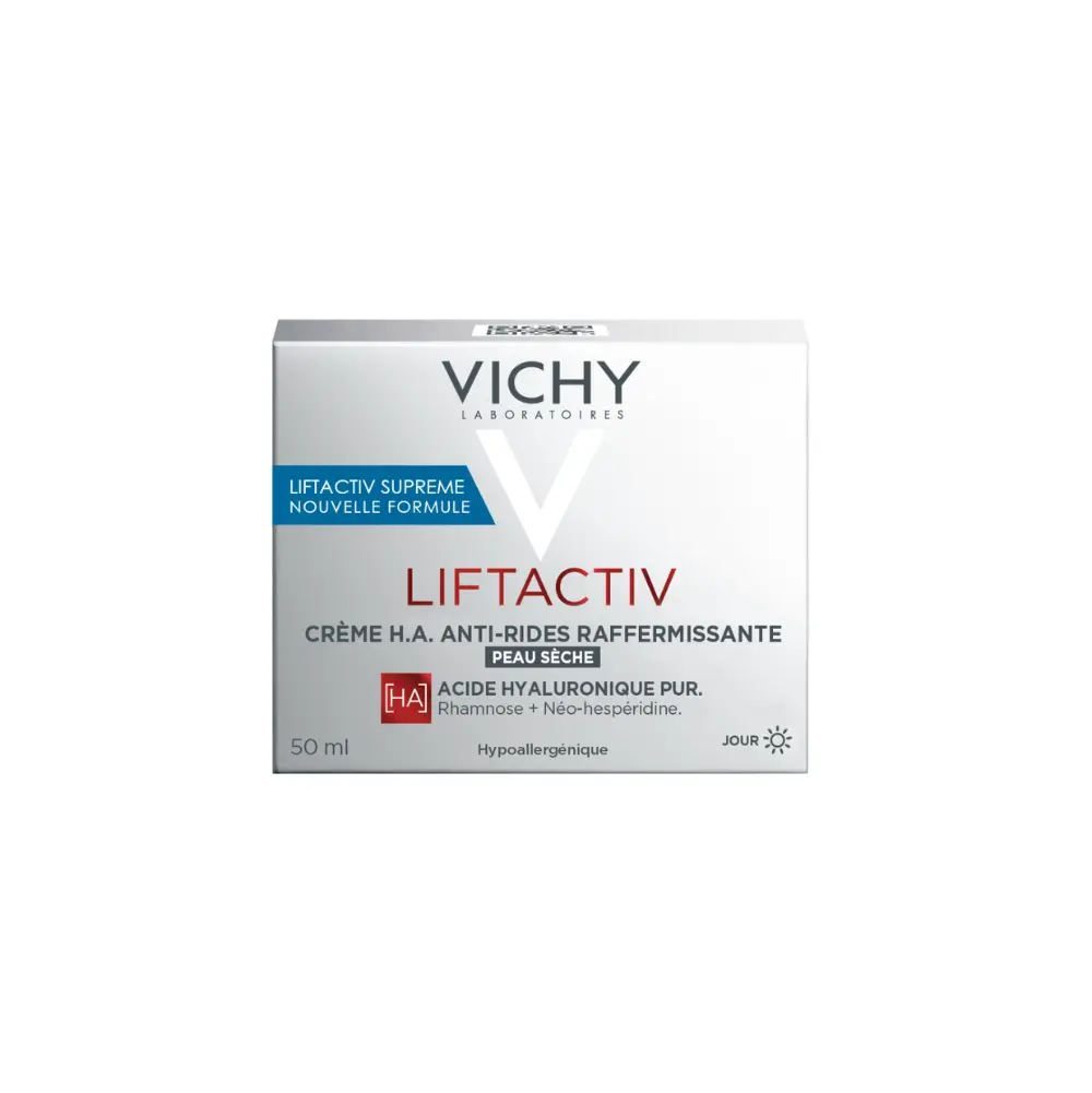 REPONSE DELICATE VICHY Liftactiv HA Crème hydratante anti-rides de jour pour peaux sèches – Image 1