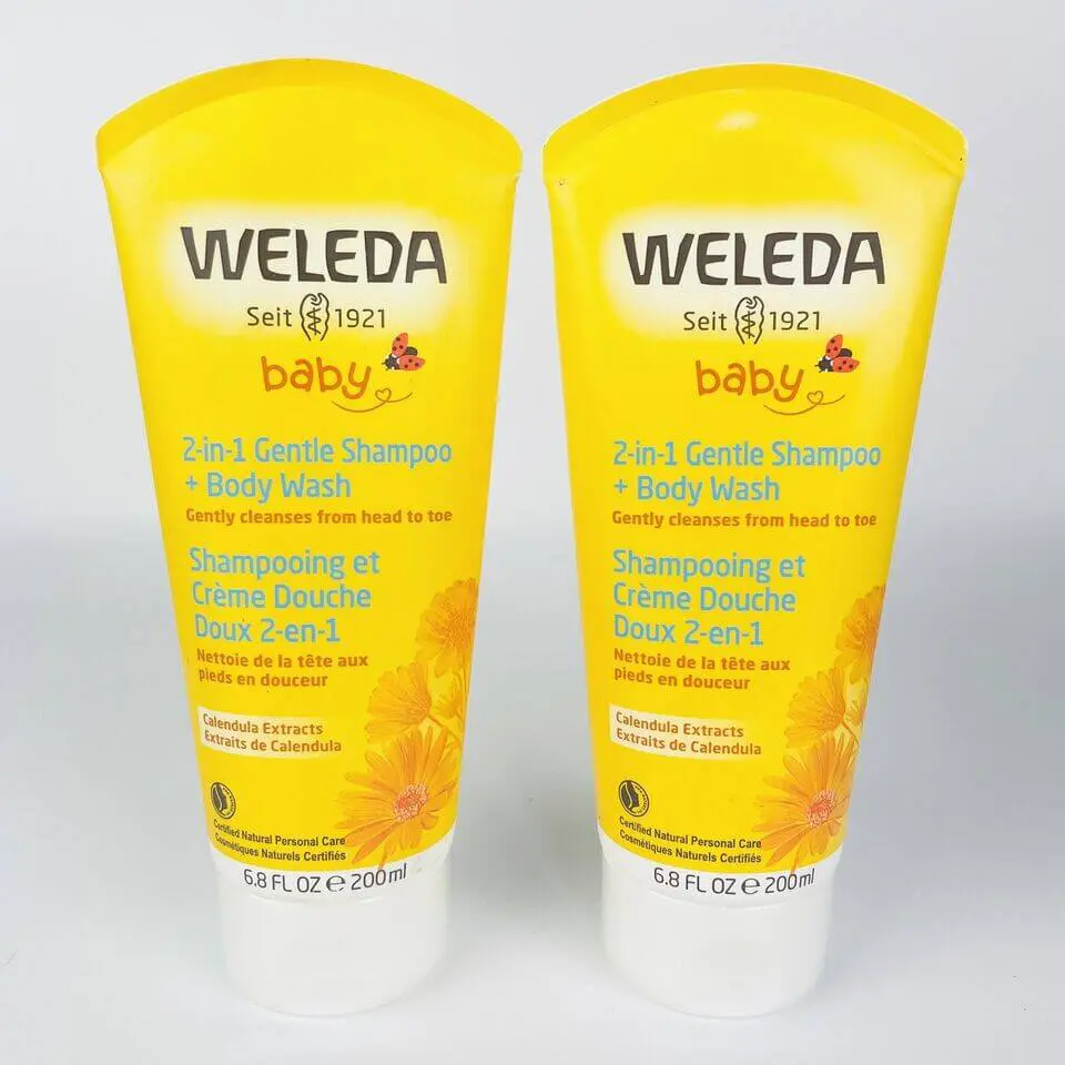 SSSSSS WELEDA BEBE DUO SHAMPOING ET CREME DOUCHE DOUX 2 EN 1 – Image 1