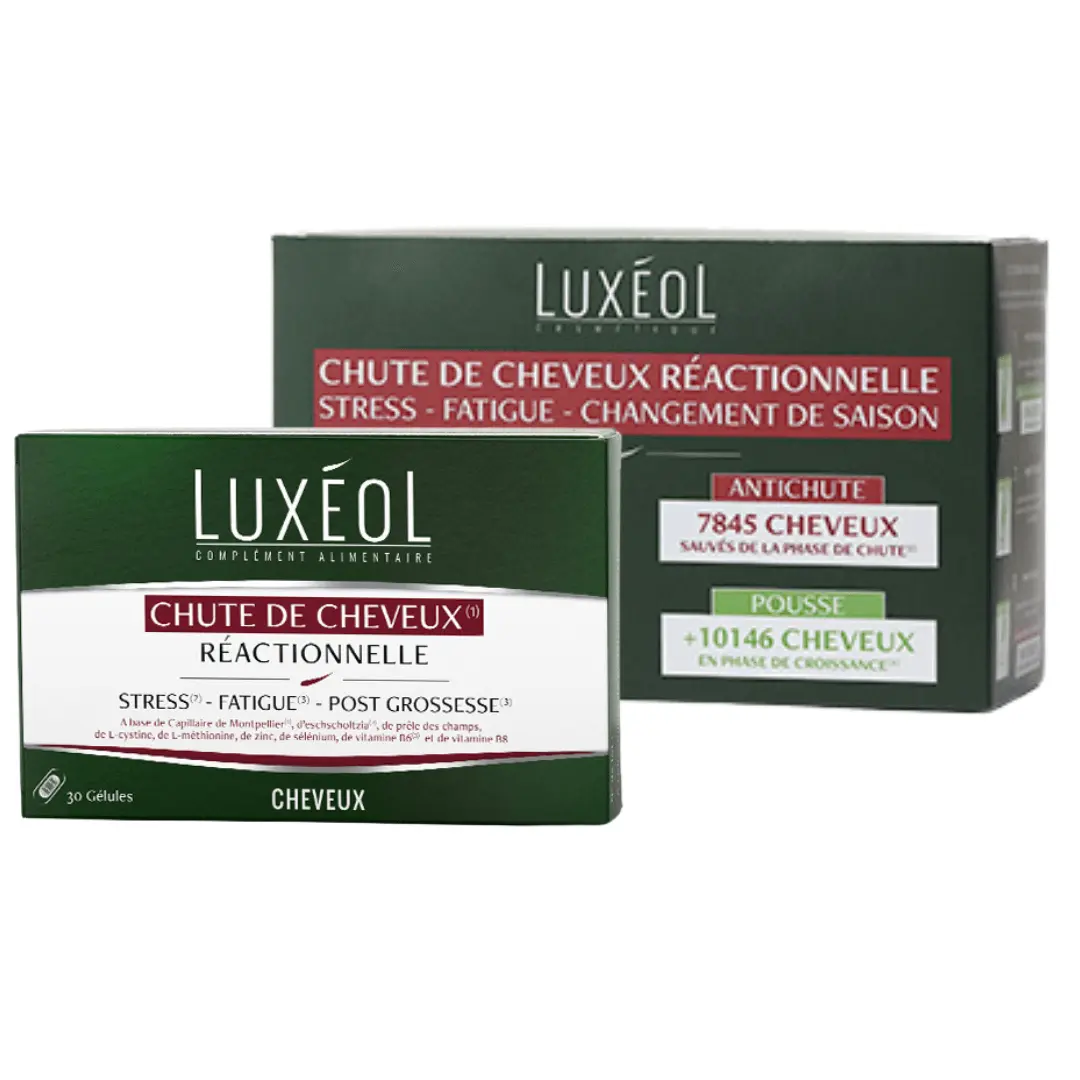 Luxéol Chute de Cheveux 30 Capsules