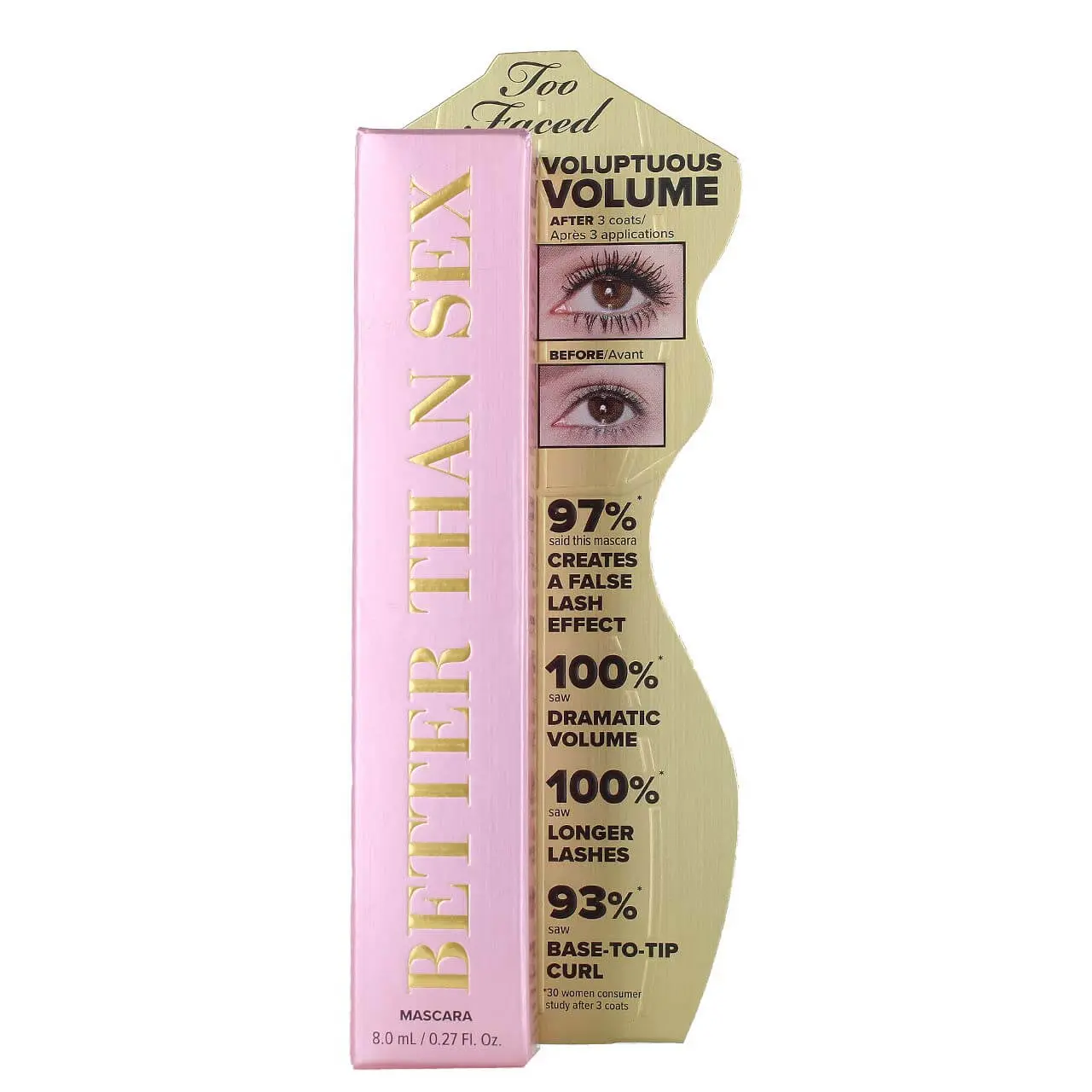 Too_Faced_Better_Than_Sex_Mascara_Box__62276 Too Faced Better Than Sex Volumizing & Lengthening Mascara - Ulta Beauty – Image 1