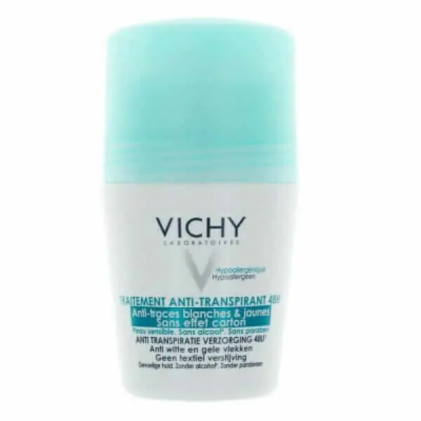 VICHY-DEO-BILLE-ANTI-TRANSPIR-48H-ANTI-TRACES-50ML VICHY DEO BILLE ANTI TRANSPIRANT 48H ANTI TRACES 50ML – Image 1