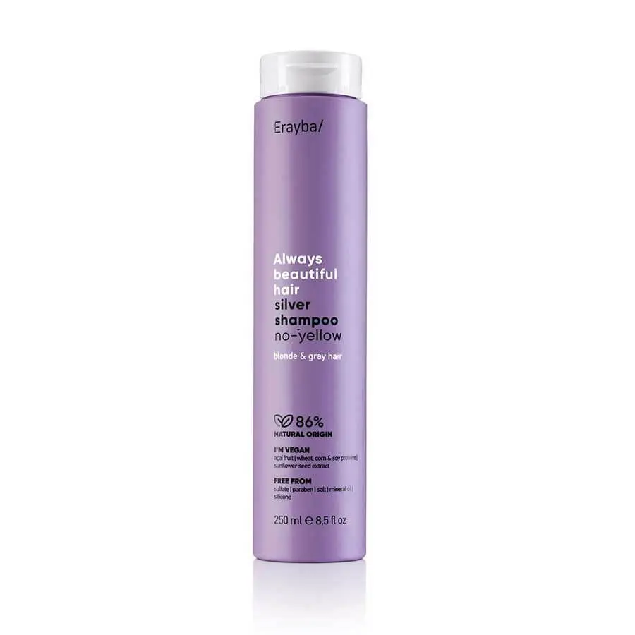 abh-silver-no-yellow-shampoo-erayba ERAYBA ABH SILVER SHAMPOING NO-YELLOW 250ML – Image 1