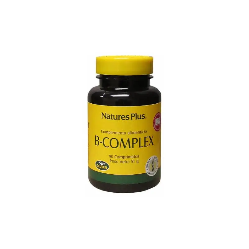 b-complex-90comp-natures-plus-vitaminas-y-minerales NATURE'S Plus - B-Cmplexe (90 Comprimés) – Image 1