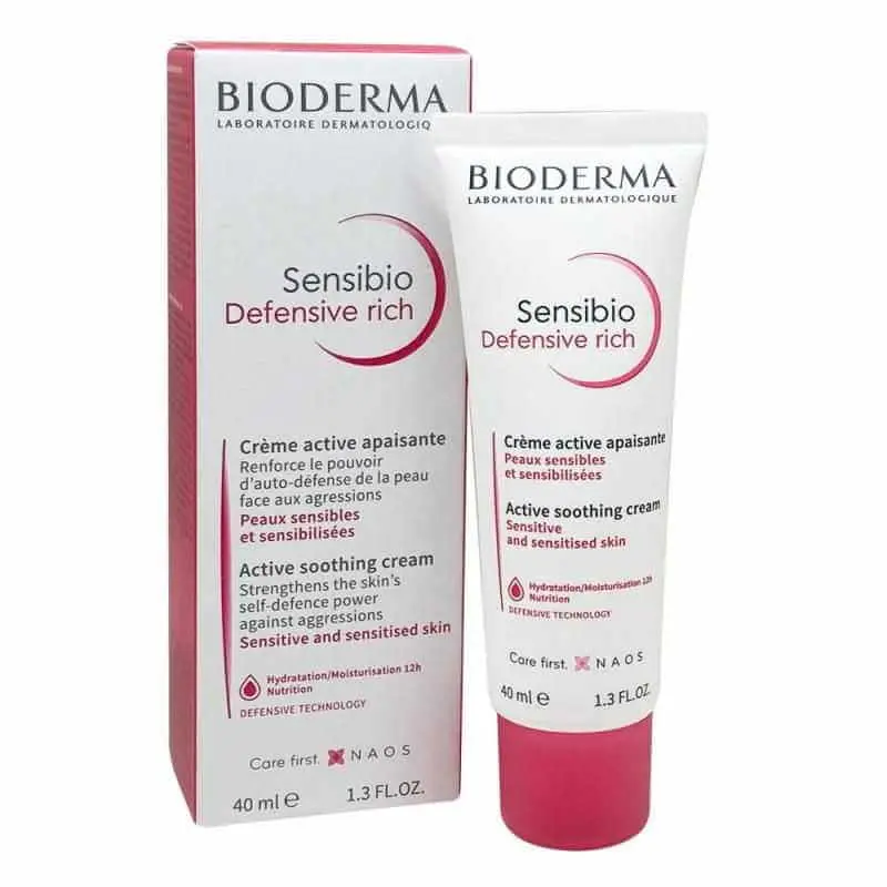 bioderma-sensibio-defensive-rich-crema-rica-40-ml BIODERMA SENSIBIO DEFENSIVE RICHE CREME ACTIVE APAISANTE 40ML – Image 1