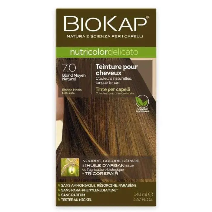 biokap-biokap-nutricolor-delicato-teinture-70-blond-moyen-naturel-coloration.webp BIOKAP NUTRICOLOR DELICATO TEINTURE 7.0 BLOND MOYEN NATUREL – Image 1