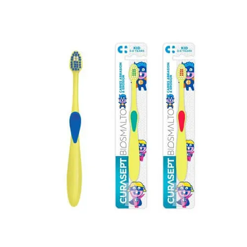 biosmalto-kids-spazzolino-curasept-3-6-anni-500x500 CURASEPT BIOSMALTO BROSSE A DENT KIDS 3-6 ANS – Image 1