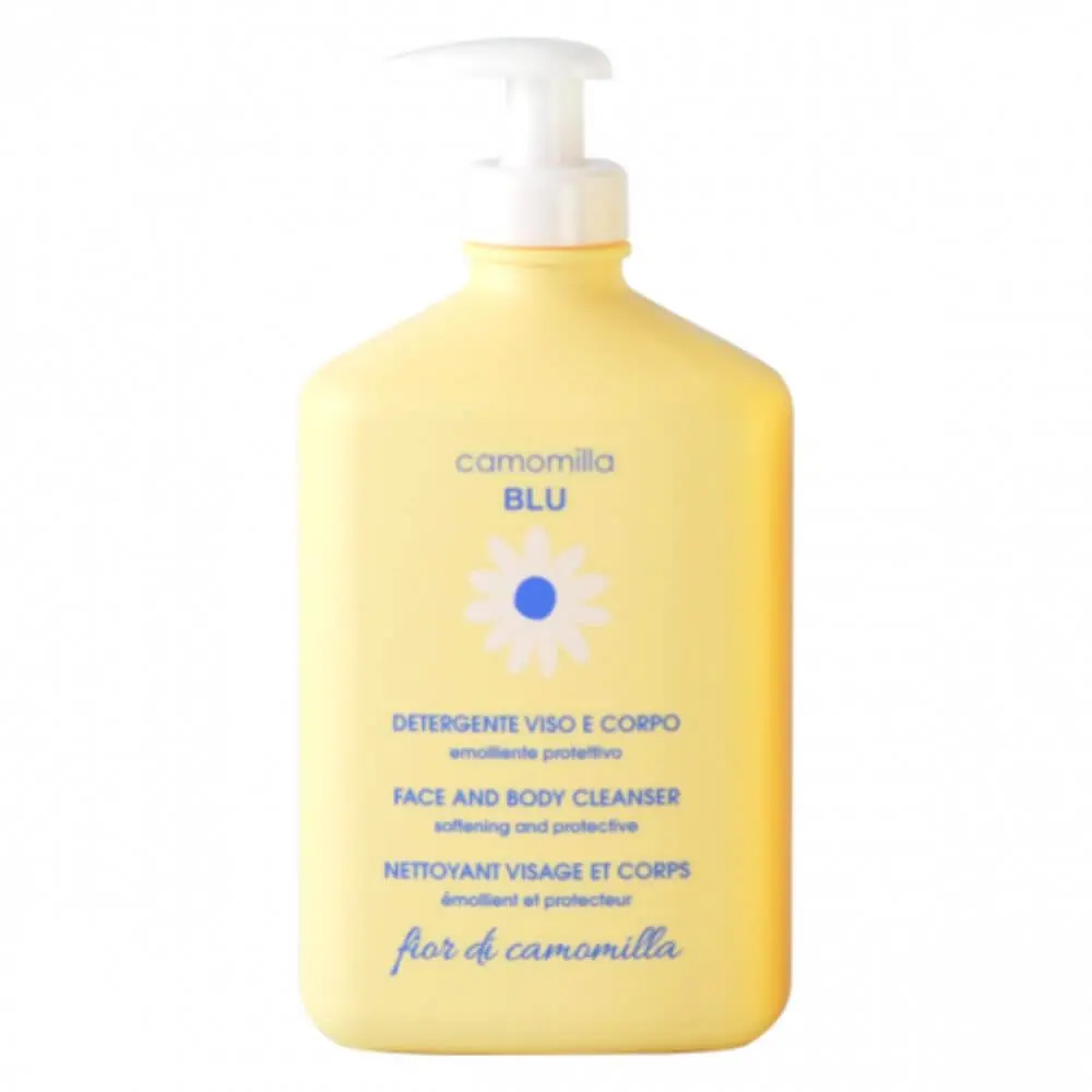 camomilla-blu-fior-di-camomilla-nettoyant-visage-corps-emollient-500ml Camomilla Blu Fior Di Camomilla Nettoyant Visage & Corps Émollient – 500ml – Image 1
