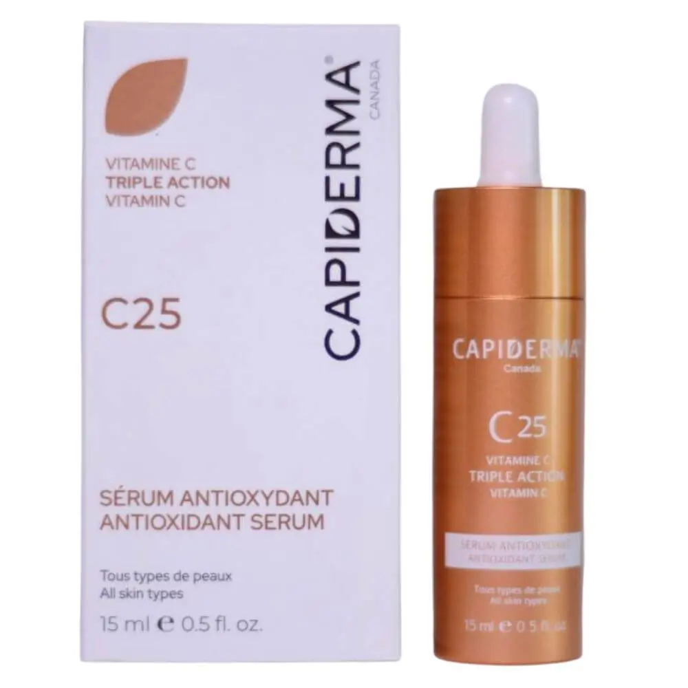 capiderma-c25-serum-antioxydant-anti-age-15ml Capiderma C25 Sérum Antioxydant Anti-Âge – 15ml – Image 1