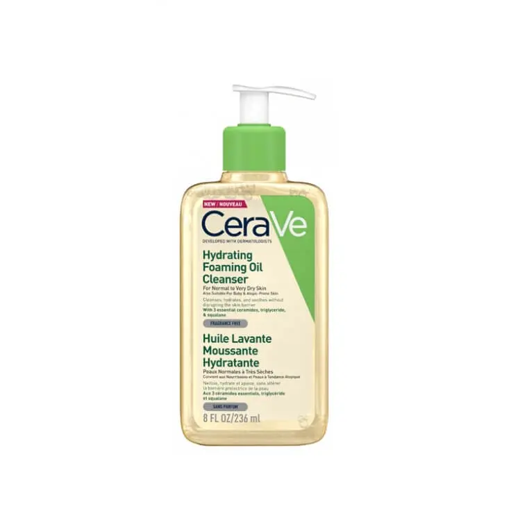 cerave-huile-lavante-p51918-1 CERAVE HUILE LAVANTE MOUSSANTE HYDRATANTE 236ML – Image 1