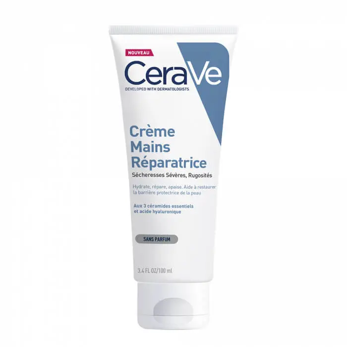 cerave-soin-corps-creme-mains-reparatrice-100ml-001-3337875763967-front CERAVE CREME MAINS REPARATRICE 100ML – Image 1