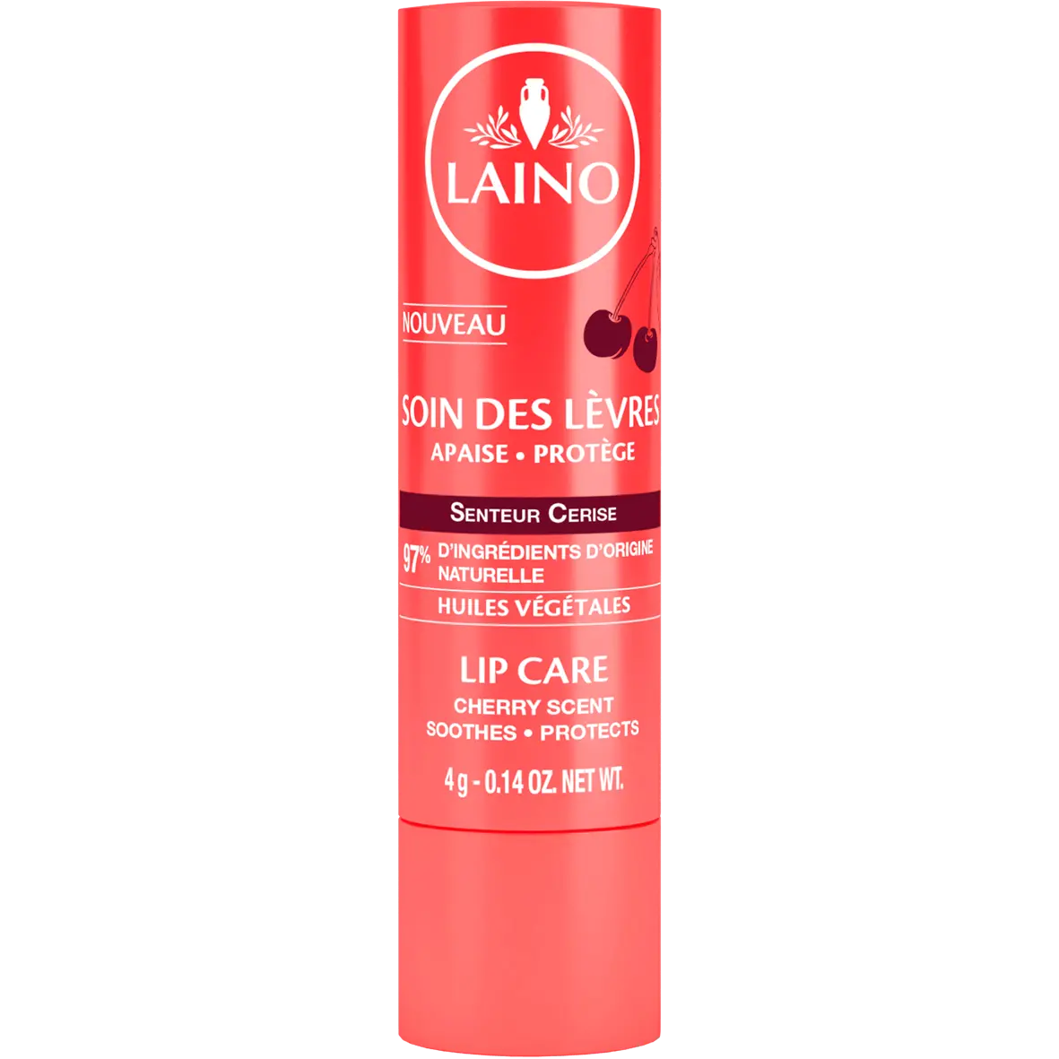 Laino Soin des Lèvres Stick 4 g - Senteur : Cerise