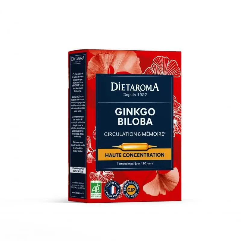 cip-ginkgo-biliba-20amp (1) Dietaroma Ginkgo Biloba 20 Ampoules – Image 1